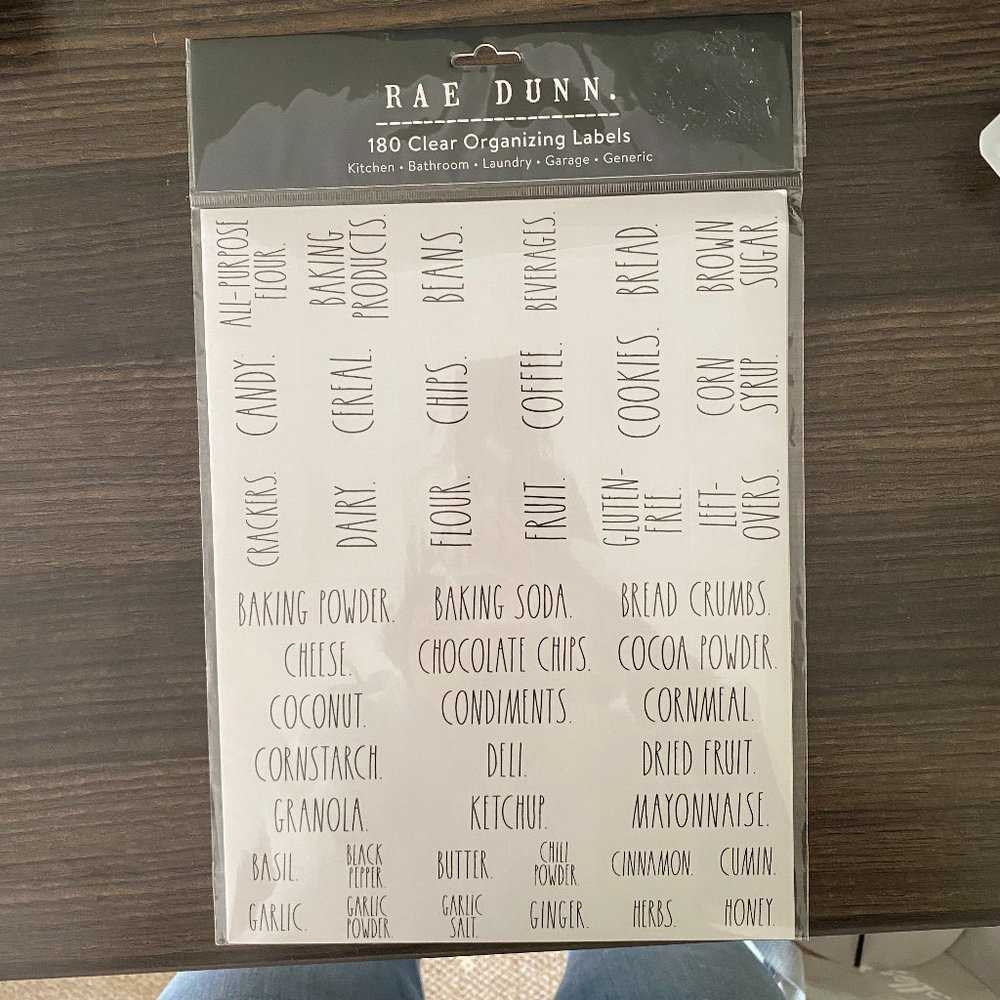 Rae Dunn Organizing Labels (Set of 180)